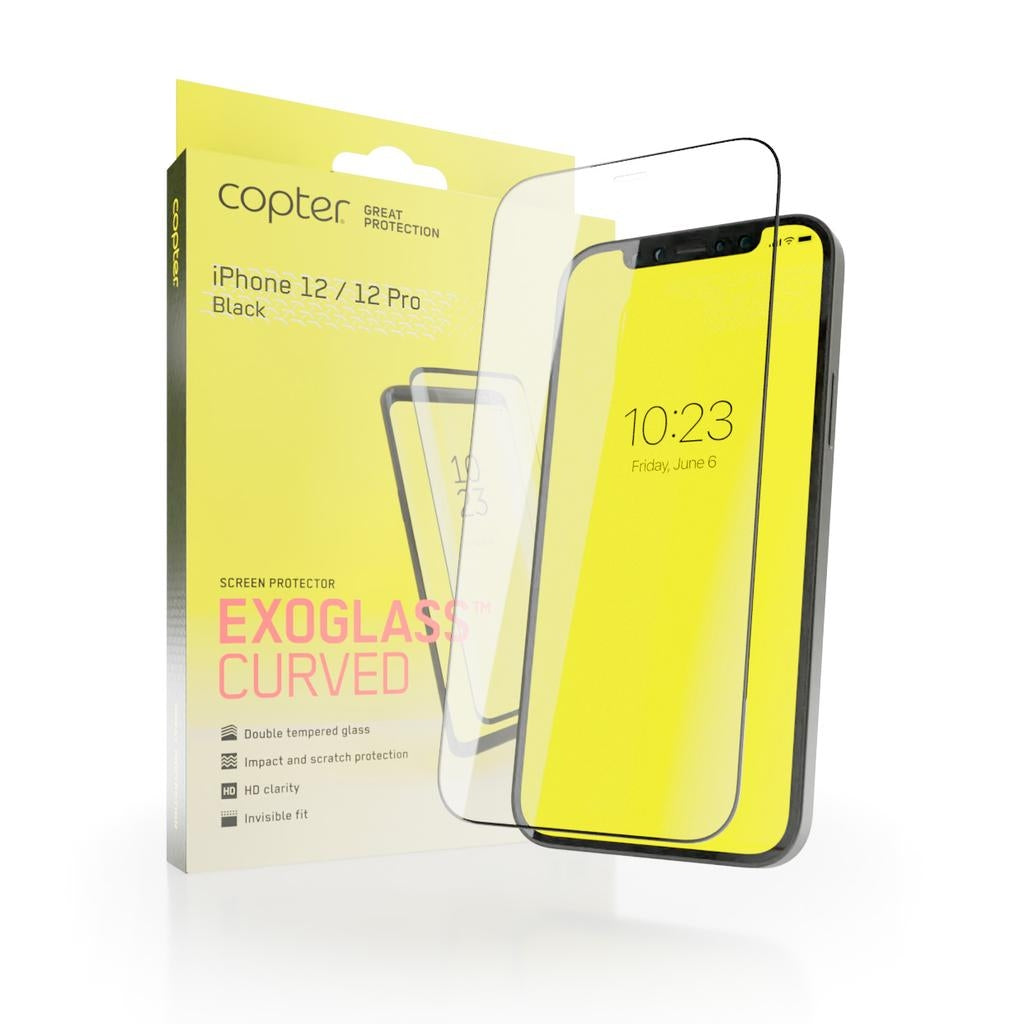Copter Exoglass Gebogener Rahmen Fur Iphone 12 Pro Und Iphone 12 61 Zoll - Schwarz 204998014 204998014 204998014