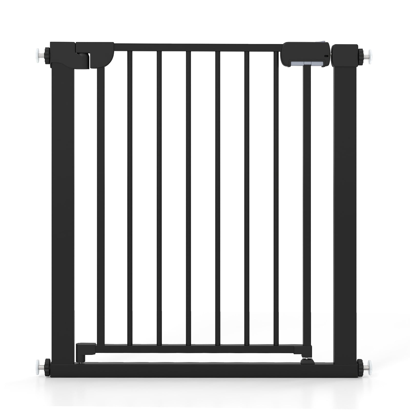 Treppenschutzgitter Bohrfrei 75 82 Cm Mit Automatischer Schliefunktion Schwarz 211172516 211172516 211172516