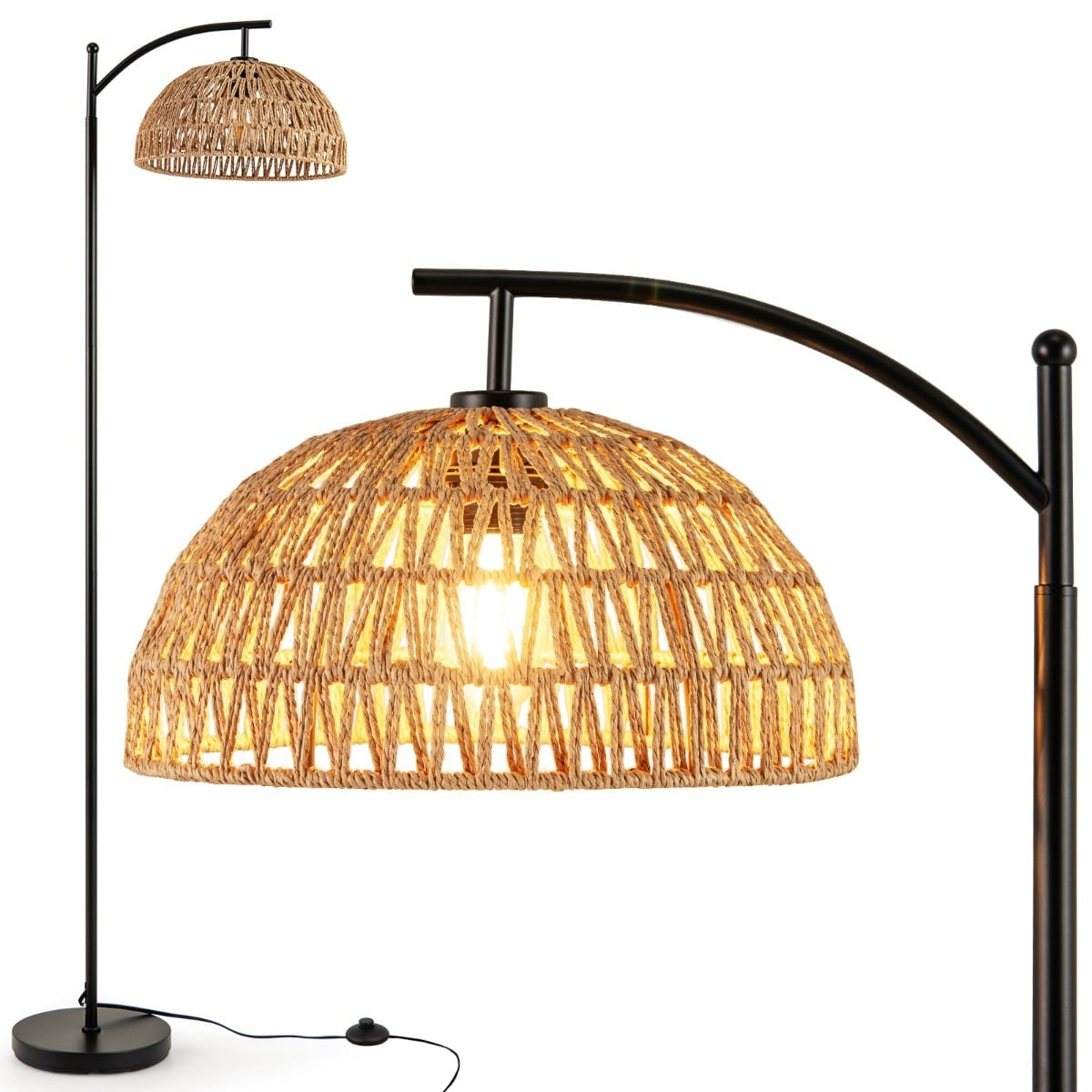 Stehlampe Mit Hangeschirm Und Fuschalter 160 Cm E27 Fassung 211171090 211171090 211171090