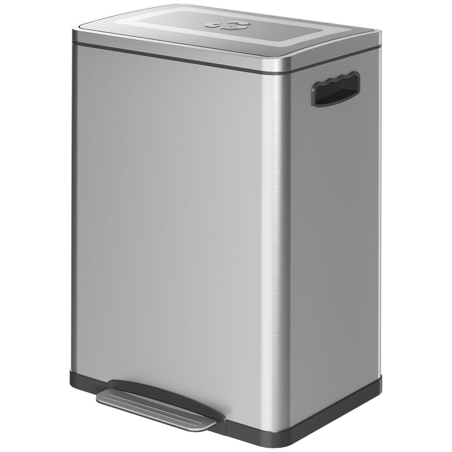 Mulleimer 40l Treteimer Abfalleimer Mit Deckel Und Fupedal Mullbehalter Mit 2 Inneneimern Soft Close Funktion Fur Wohnzimmer Buro Edelstahl Silber 40 X 348 X 59 Cm 211771741 211771741 211771741 211771