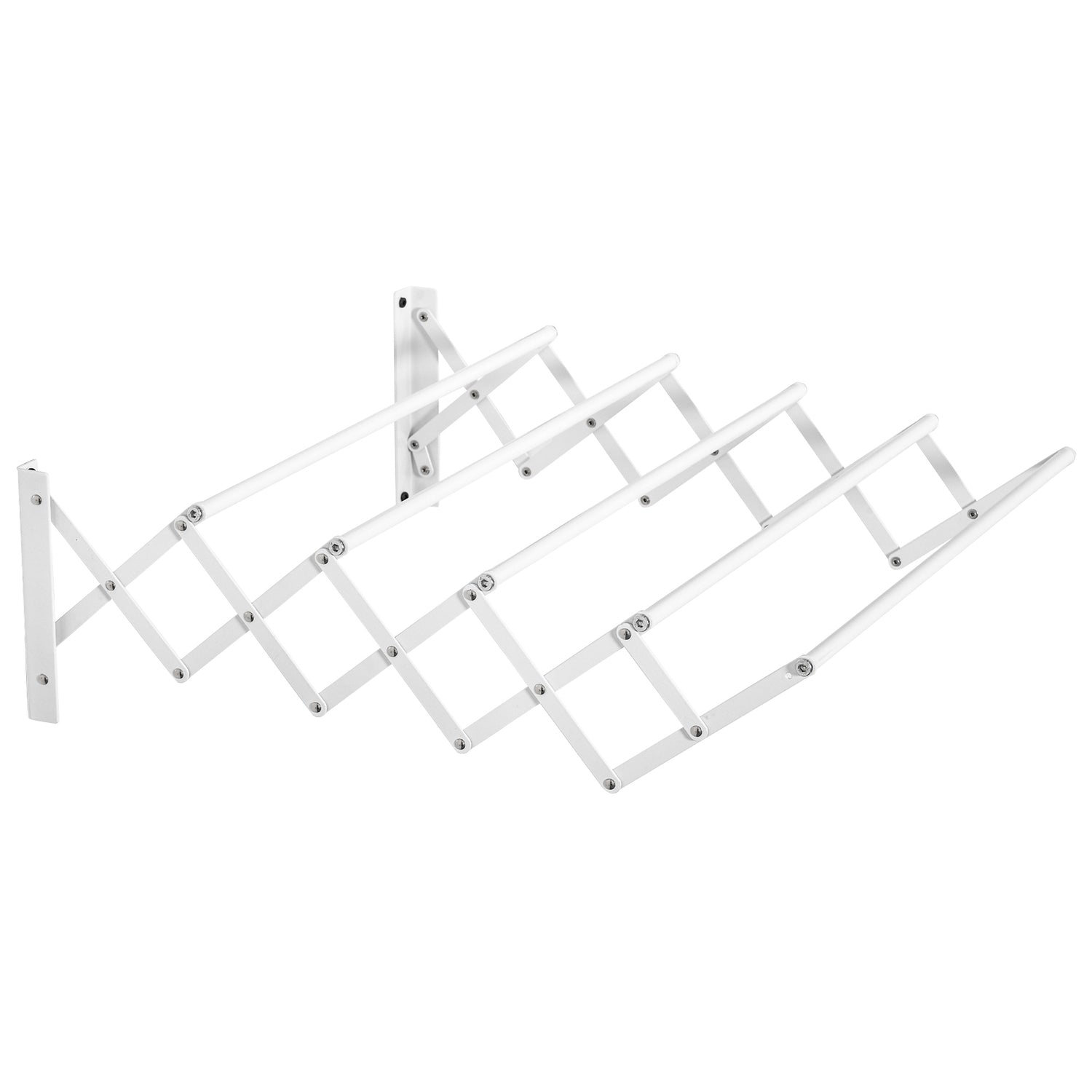 Wandtrockner 575cm Waschestander Platzsparender Waschetrockner Fur Drinnen Und Drauen Metall Wei 635 X 60 X 20 Cm 202104698 202104698 202104698 202104698