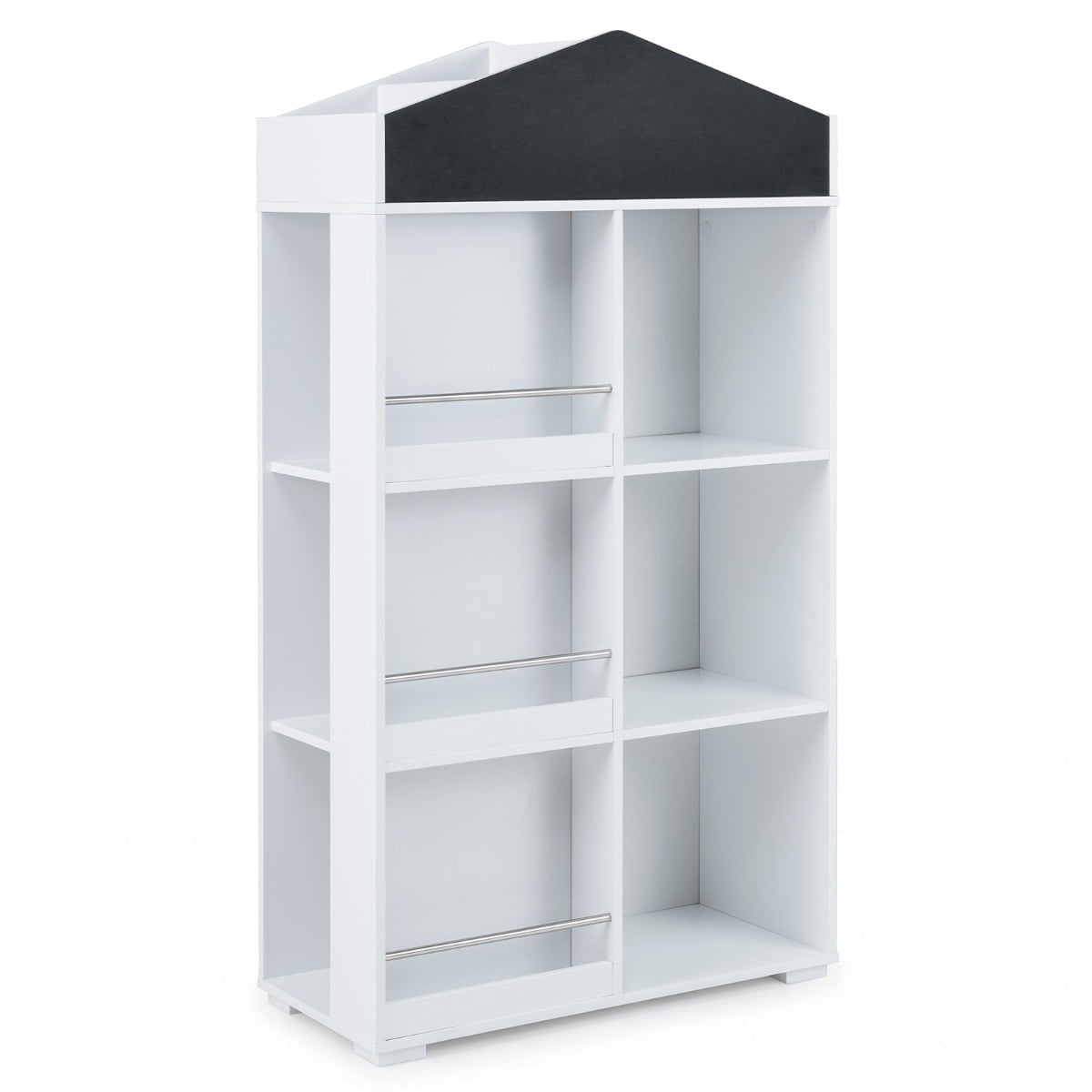 Kinderbucherregal Mit Tafel Und 13 Fachern 211171800 211171800