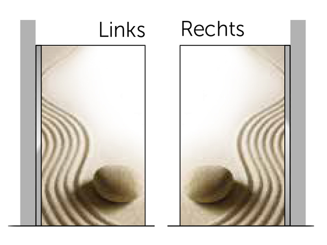 Kuadra H Seitenwand 97-100x200 Rechts In Art As041 Silber