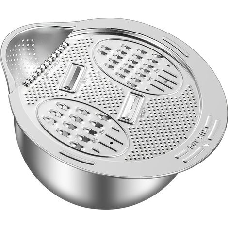 Premium-sieb Aus Edelstahl 304 – Lebensmittelechtes Becken Zum Waschen Von Reis Und Gemüse