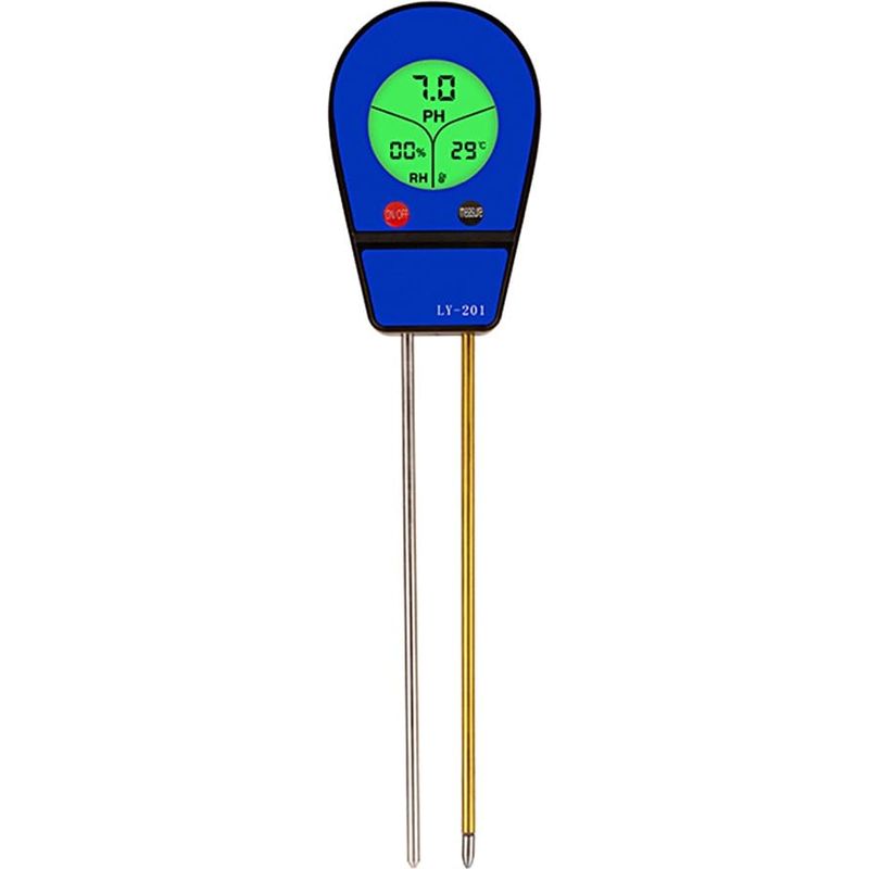 Elektronisches 3-in-1-bodenmessgerät: Ph-meter, Hygrometer, Thermometer Und Luxmeter – Instrument Zur Überwachung Der Bodenumgebung
