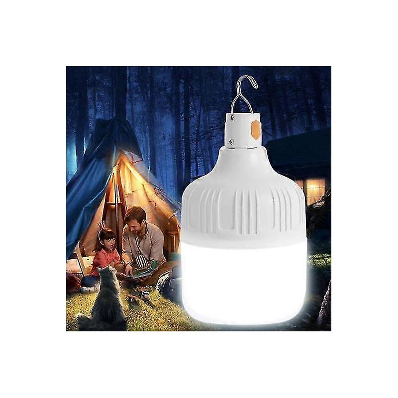 Wiederaufladbare Glühbirne, Hochleistungs-led-lampe, Notlampe, Usb-ladefunktion, 80 W