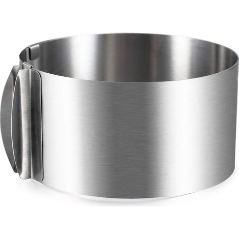 Kuchenform Aus Edelstahl – Runder Mousse-ring, Antihaftbeschichtet Und Nahtlos