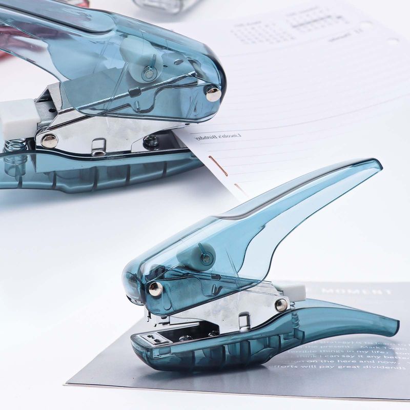 Ergonomische Heftzange – Hellblaue, Robuste Manuelle Heftzange Fürs Büro