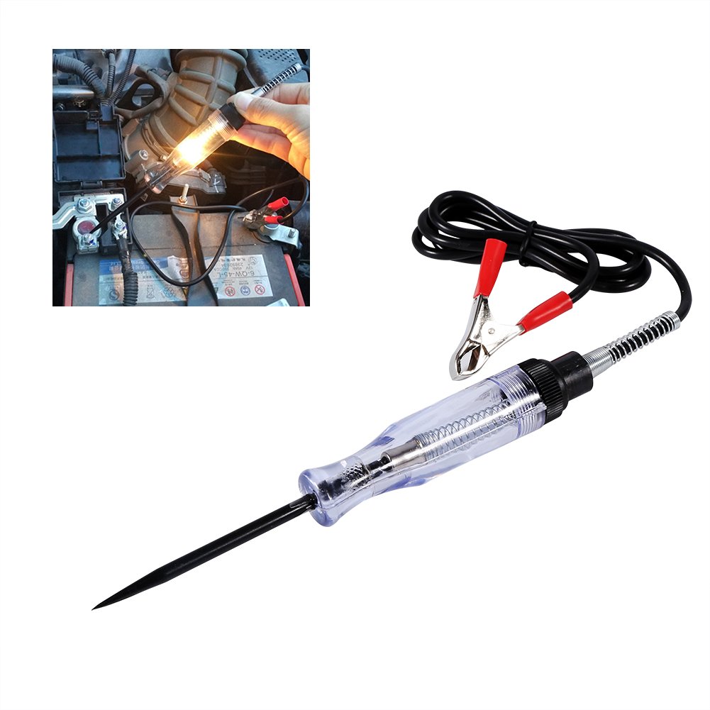 Kfz-stromkreisprüfer-stift – 1 Stück 6v 12v 24v Dc Langspitzen-elektrodenprüfer