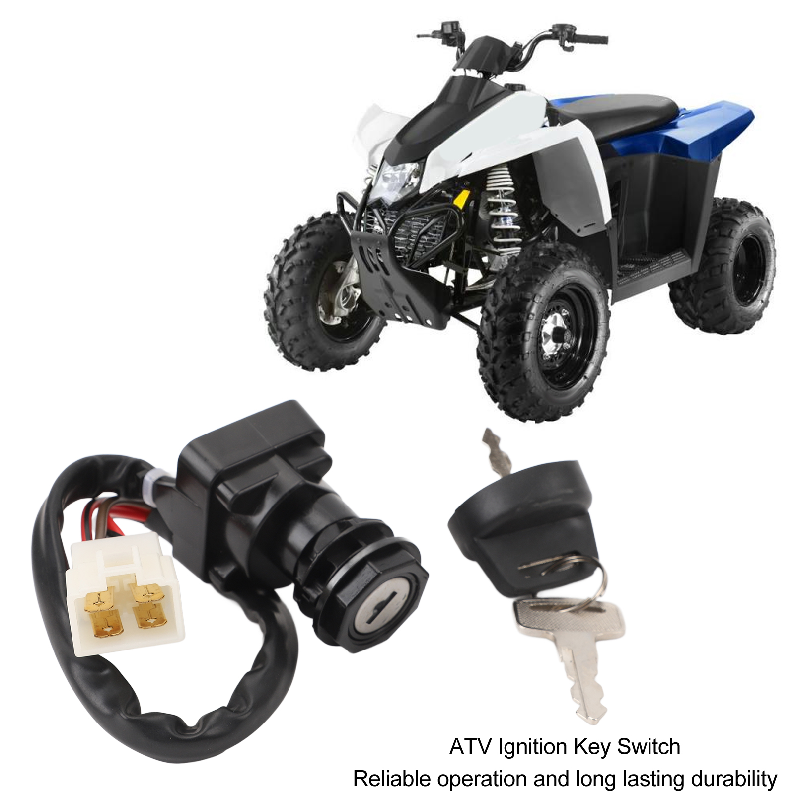 4-adriger Zündschalter Für Polaris Trail Blazer 250 (baujahr 1999) – Einfache Und Langlebige Installation