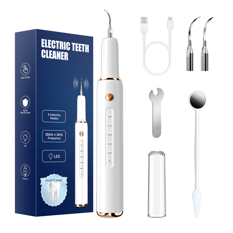 Ultraschall-zahnsteinentferner Zur Entfernung Von Plaque Und Zahnstein. T-4 Whitening-zahnbürste/zahnaufhellung/pro One.