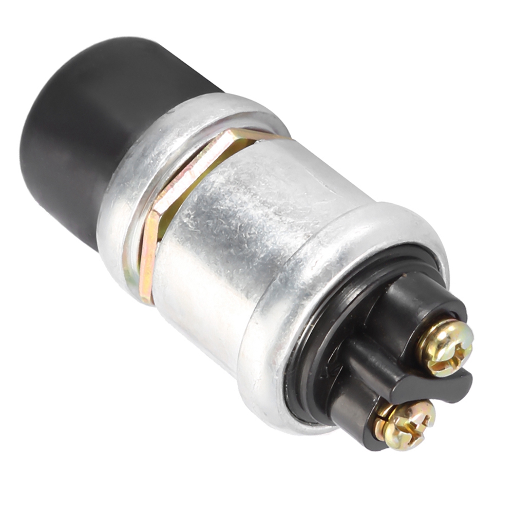 Wasserdichter 2-poliger 12v 20a Motorstartknopf Aus Aluminium Für Auto, Boot, Motorrad – Universeller Hochleistungsschalter