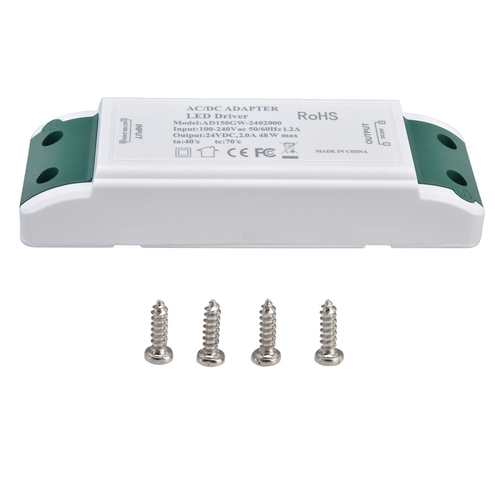 24v Dc 48w Konstantstrom-led-transformator Mit Überlast- Und Kurzschlussschutz