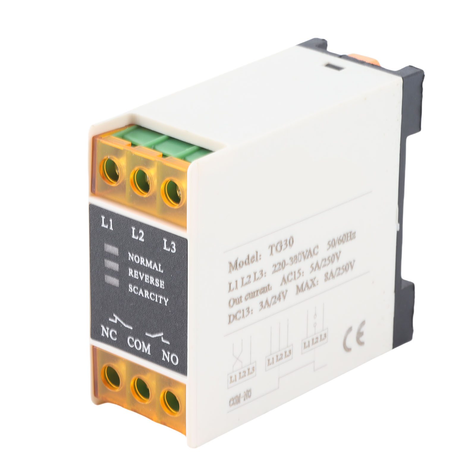 Tg30 Dreiphasen-sequenzrelais Zum Schutz Vor Phasenausfall Und -verlust, 220–380 V Ac