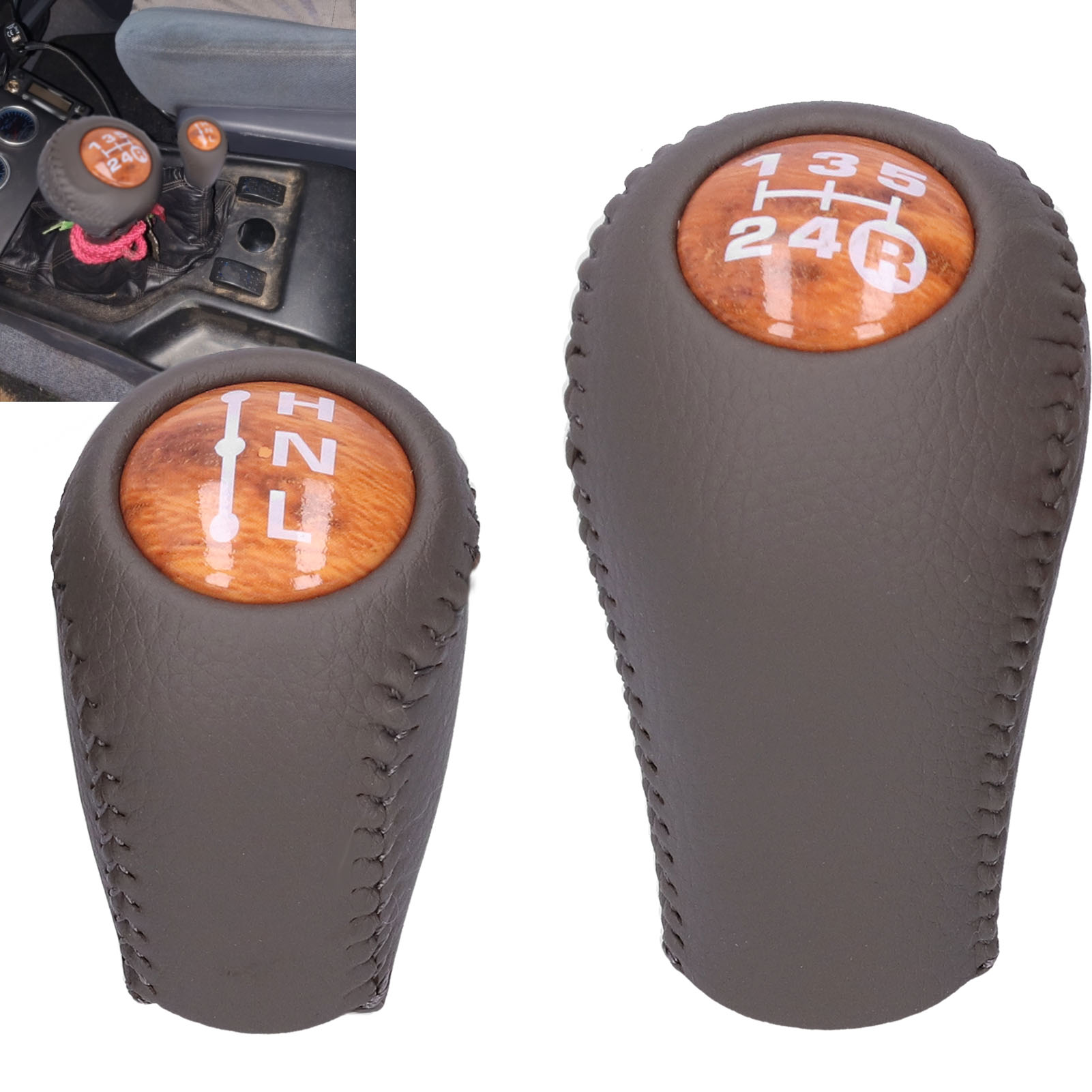 5-gang-schaltgetriebe-schaltknauf 33504-20120-c0 Braun Für Toyota 4runner/hilux/prado