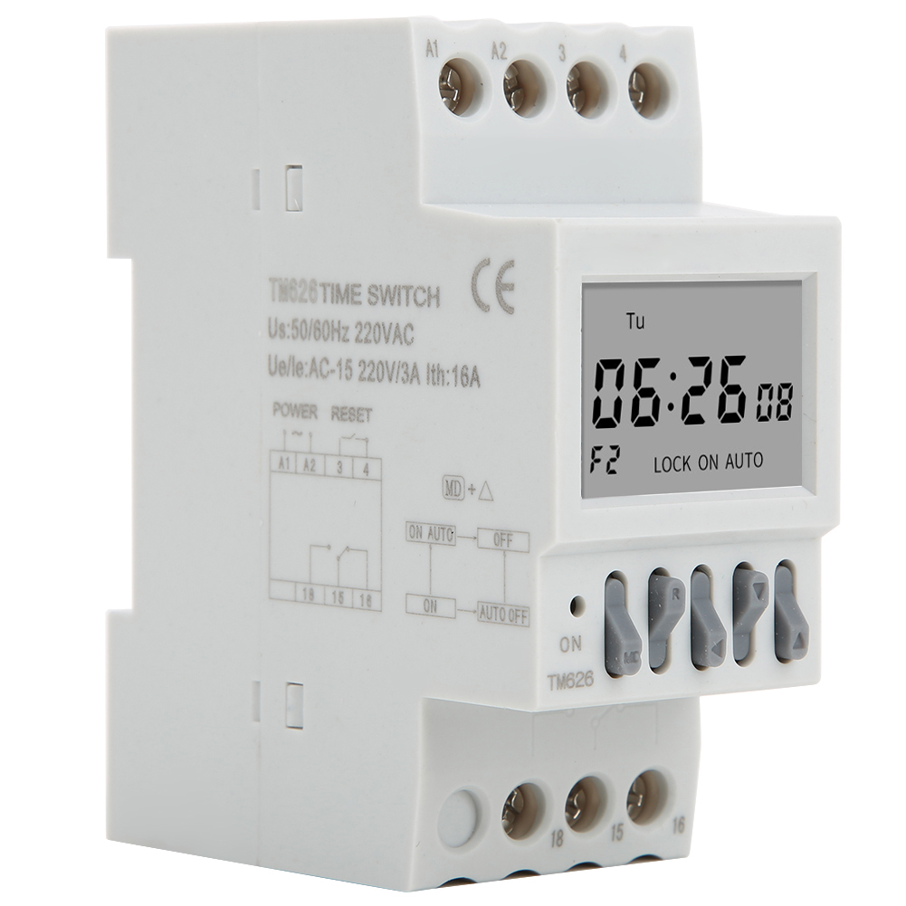 Programmierbarer Timer Tm626 Für Din-schienen-leistungsschalter