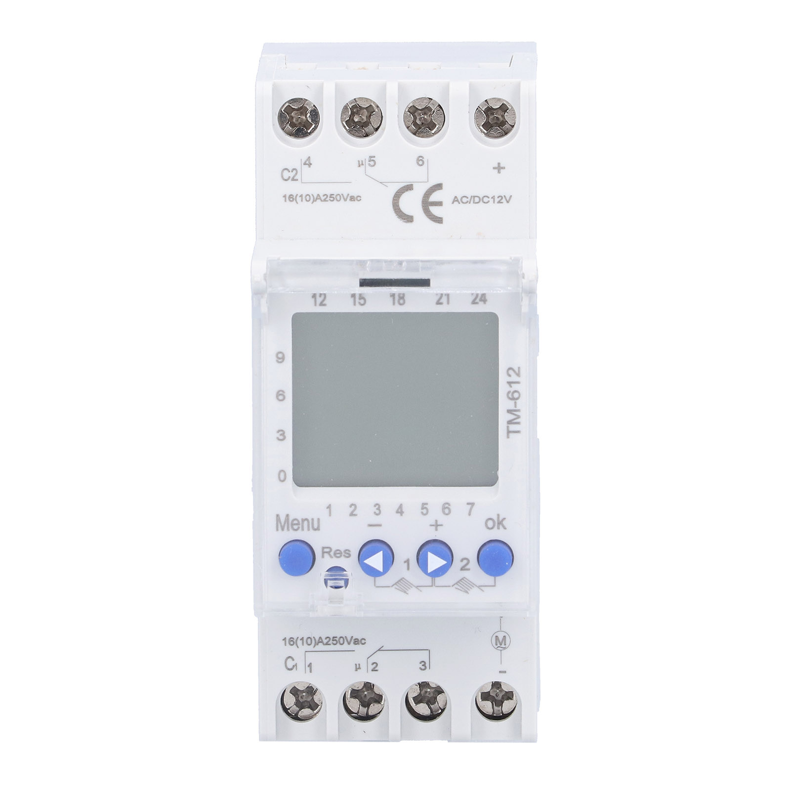 Intelligenter Din-schienen-timer, Tm612, 2 Dc12v Ausgänge