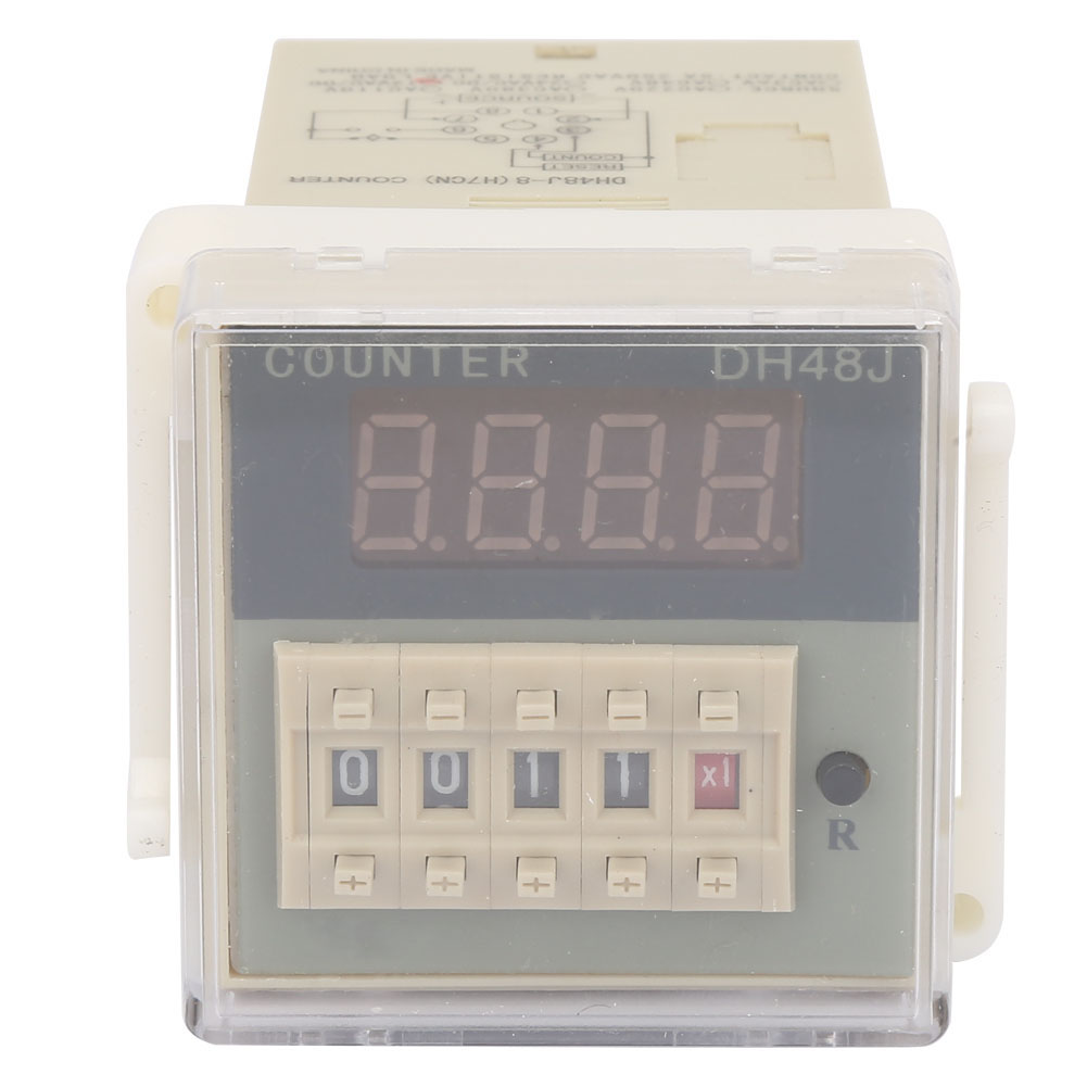 Dh48j-8 Elektronischer Lcd-digitaltimer Mit Zeitverzögerungsrelais Und Digitalanzeige