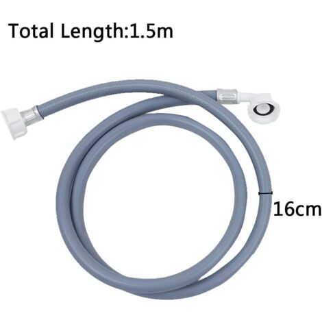 Universeller Kaltwasserzulaufschlauch Für Waschmaschinen, Trockner Und Geschirrspüler, 1,5 M – 5er-pack