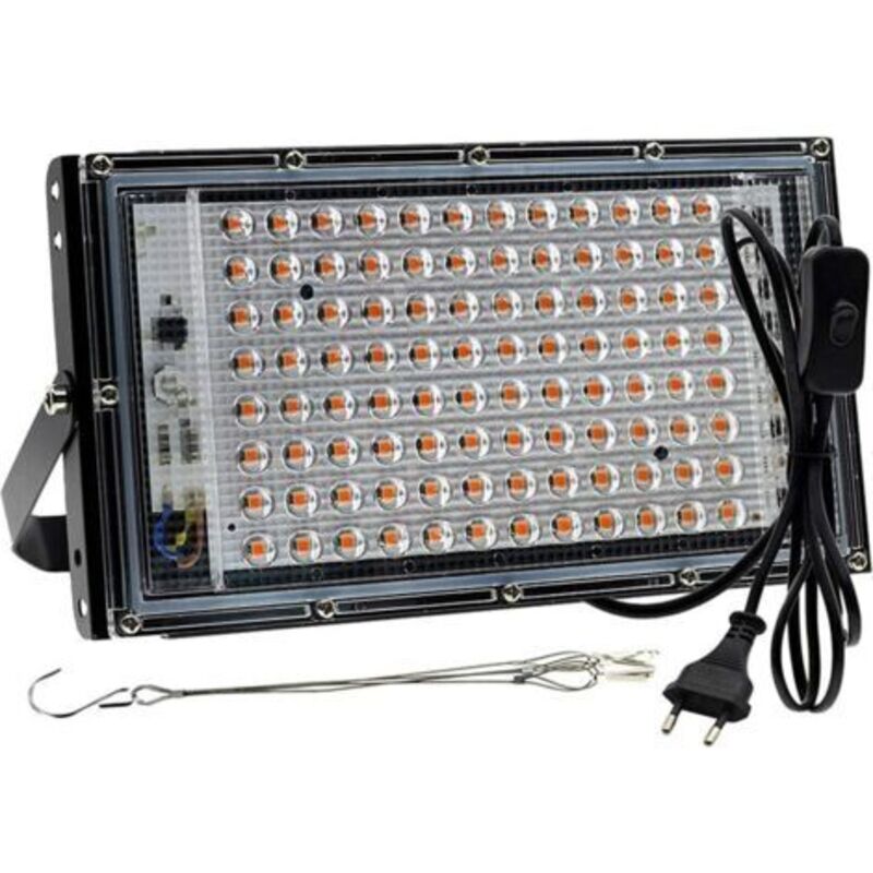 100-w-außen-pflanzenlampe, Wasserdicht, Vollspektrum, Mit Stecker Und Schalter