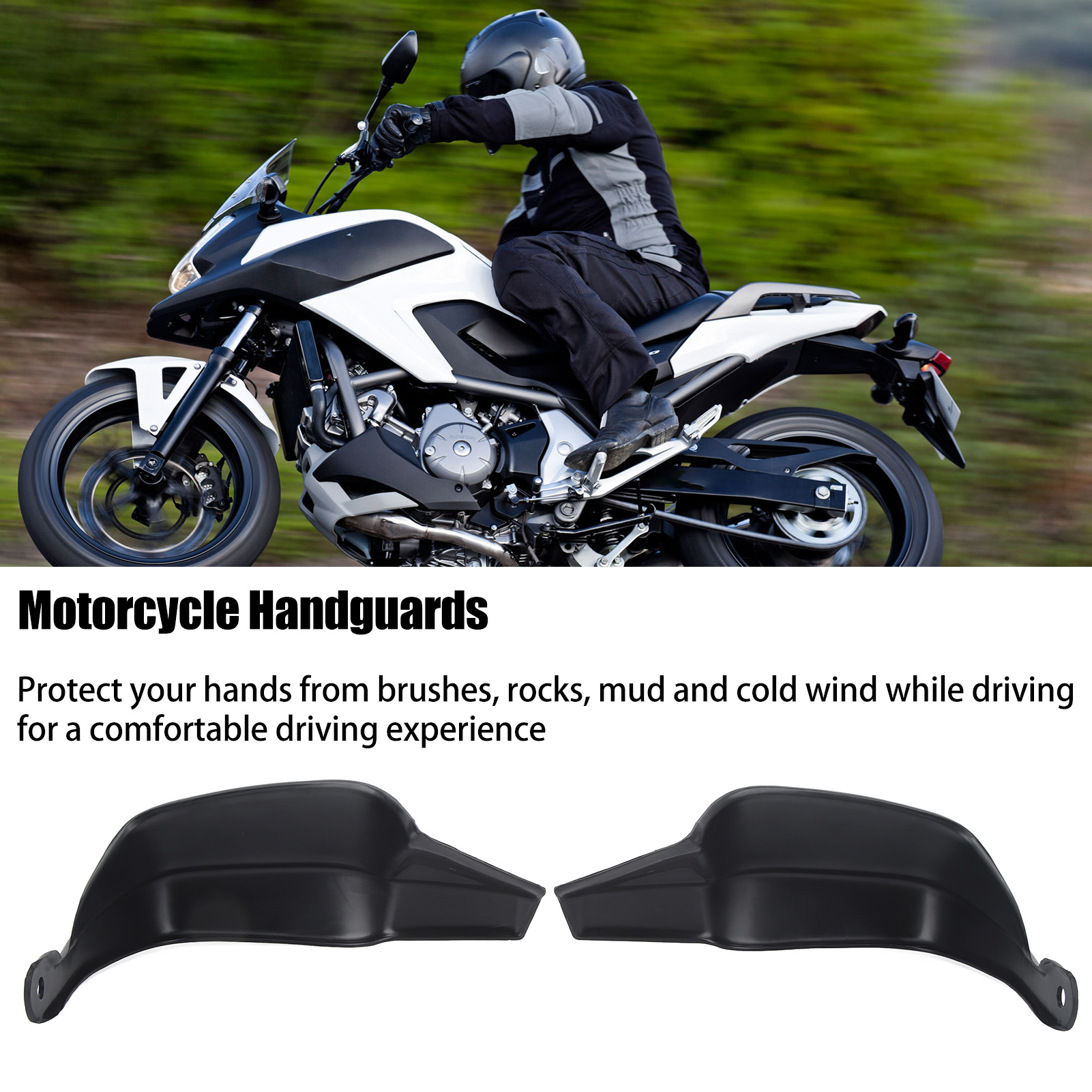 Abs-motorrad-handschützer Zum Schutz Vor Wind Und Staub Für Nc700x Und Nc750x – 1 Paar