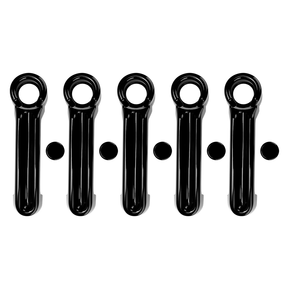 Set Mit 10 Abs-türverkleidungen Für Jeep Wrangler Jk 07-17 – Schwarz, Passgenau