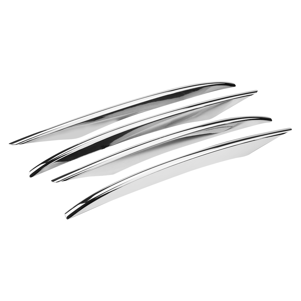Scheinwerferabdeckungen (4er-set) Für Mercedes-benz E-klasse W213 (2016–2018), Silber, Abs