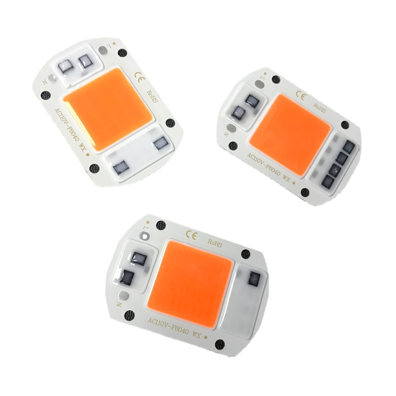 Hochleistungs-cob-led-platine Diy-kit (2-teilig) Für Pflanzenlampen, Ac220v, Superhelle Leiterplatte, Integriertes Netzteil