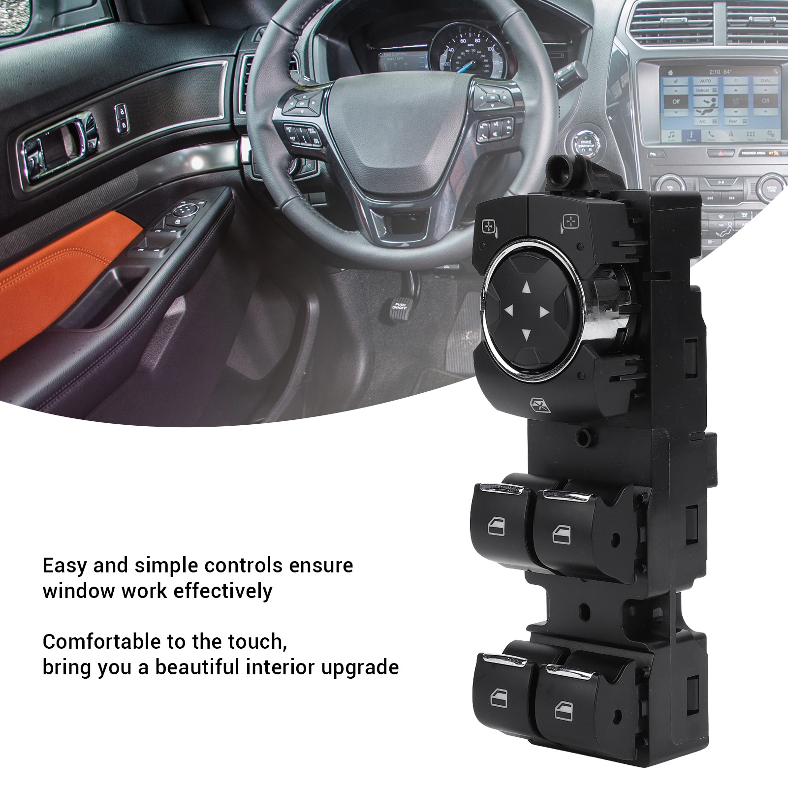 Fensterheberschalter Fahrerseite Gb5z14529ba Für Ford Explorer 2016-2019