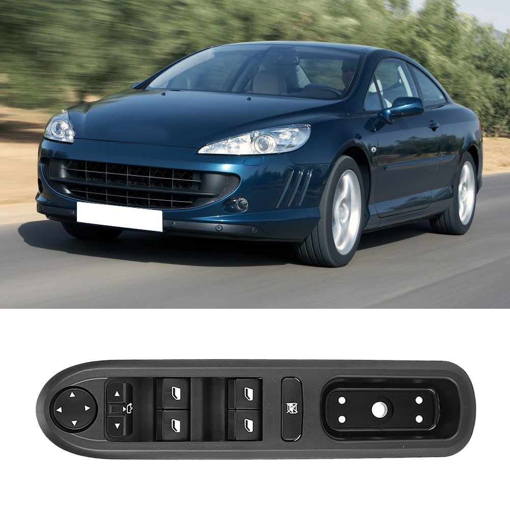 Fensterheberschalter Links (fahrerseite) Für Peugeot 407 6d 6c 6e – Modell 6554.er Abs Oem