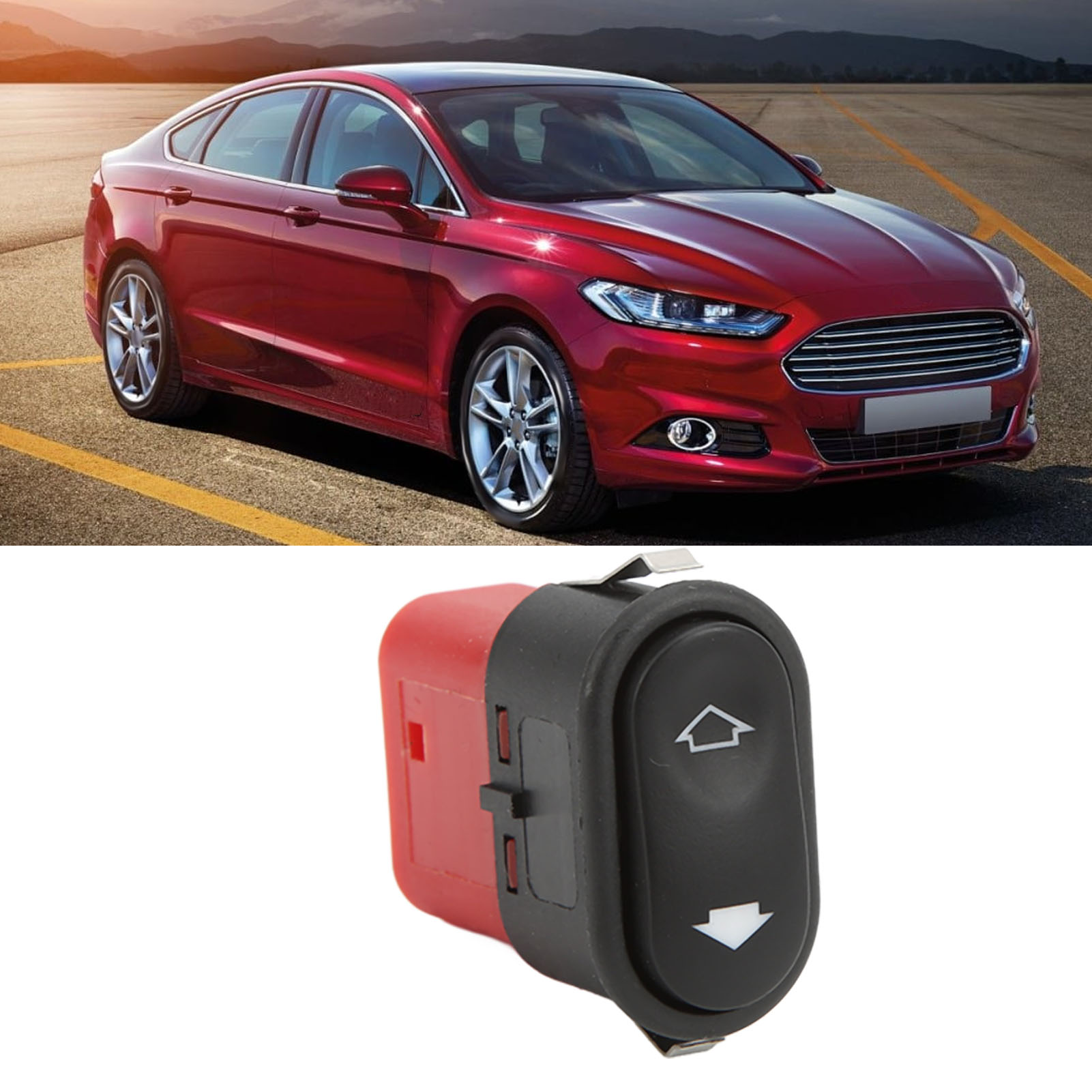 Elektrischer Fensterheber Für Ford Fiesta/mondeo - Schalter 95bg-14529ab Oem Mit Abs/metall
