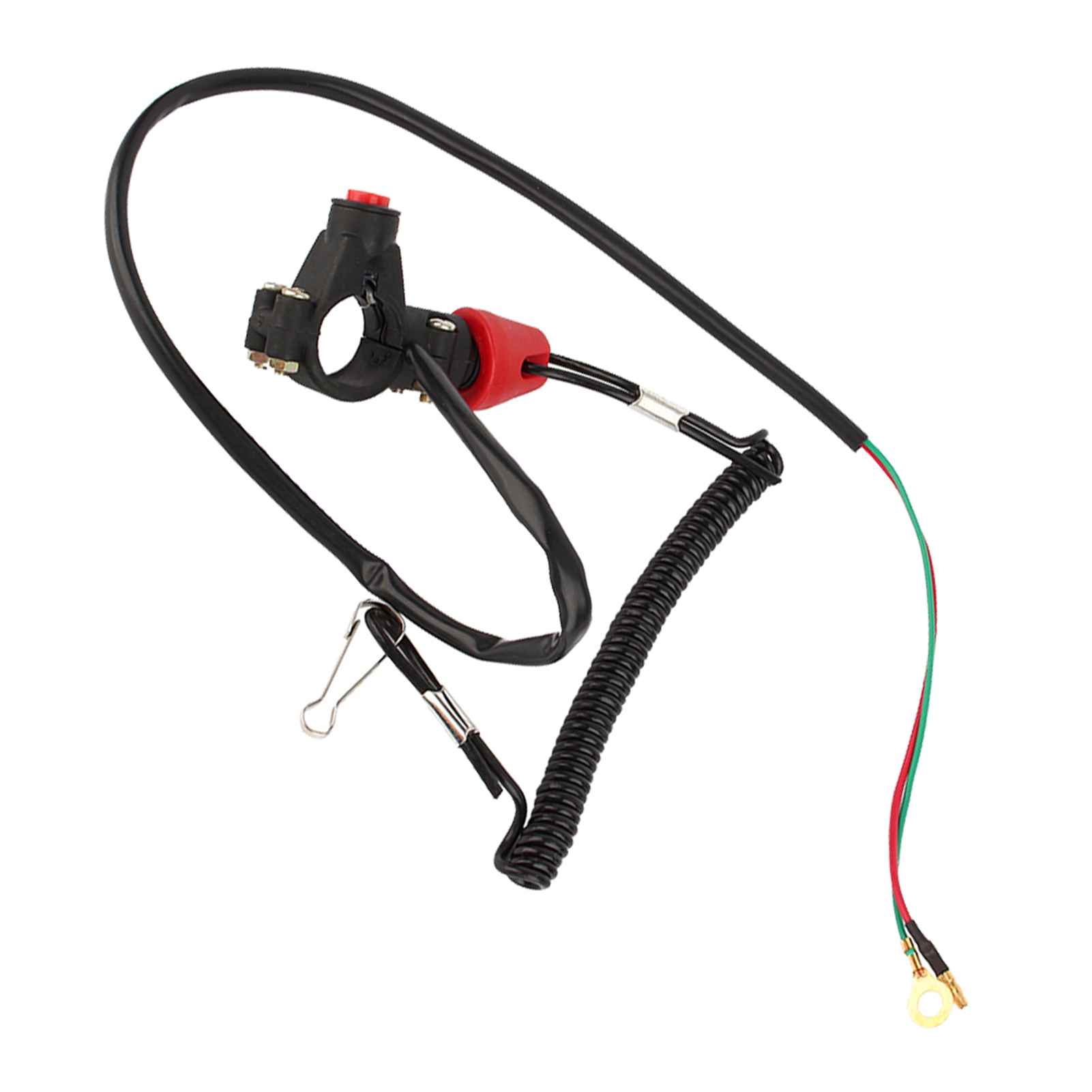 Sicherheitsfernschalter Mit Zugseil Für Atv-, Boots- Und Motorradmotoren – 12 V, No
