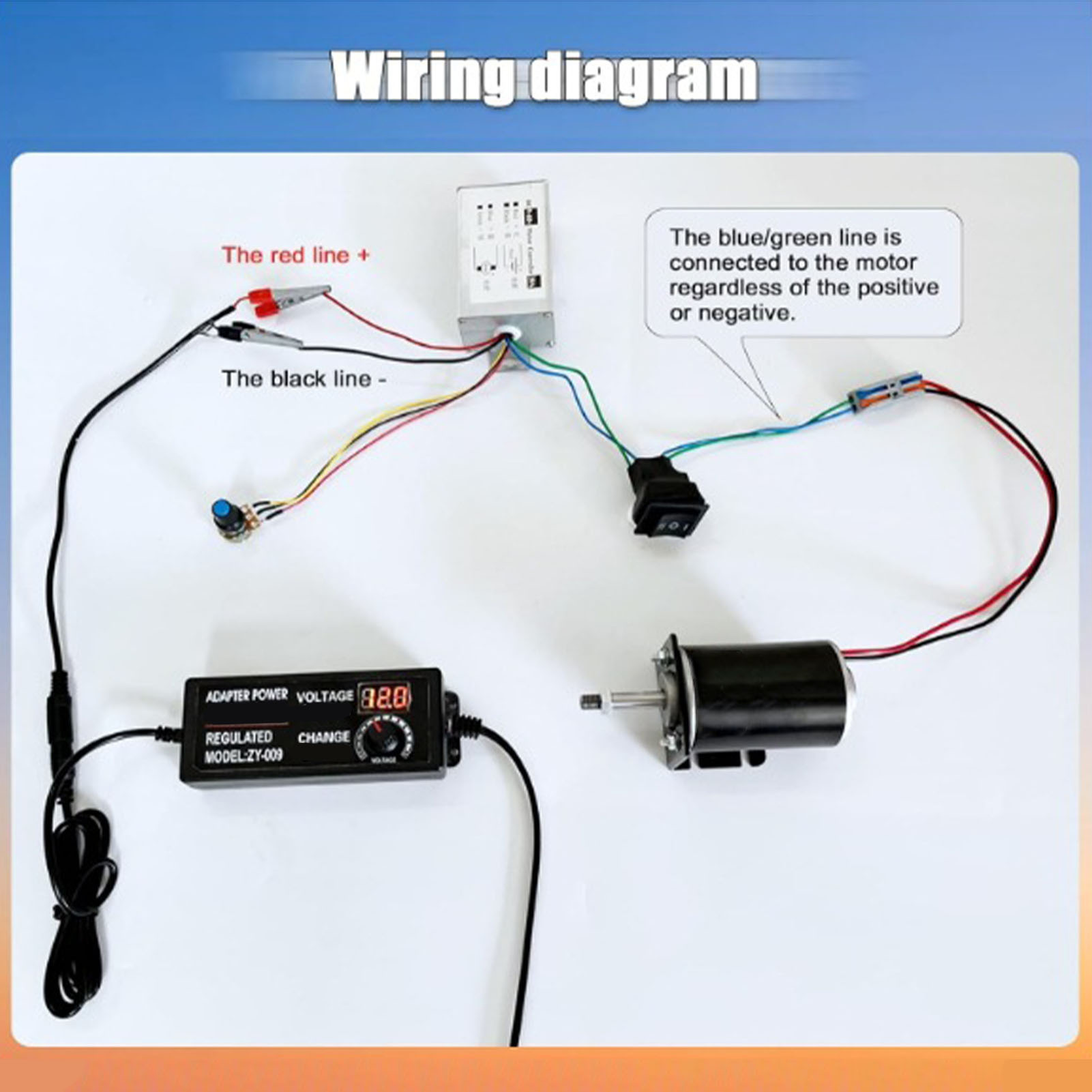 Pwm-drehzahlregler Für 9-60v Gleichstrommotoren Mit Cw/ccw-schalter Und Präzisionssteuerung