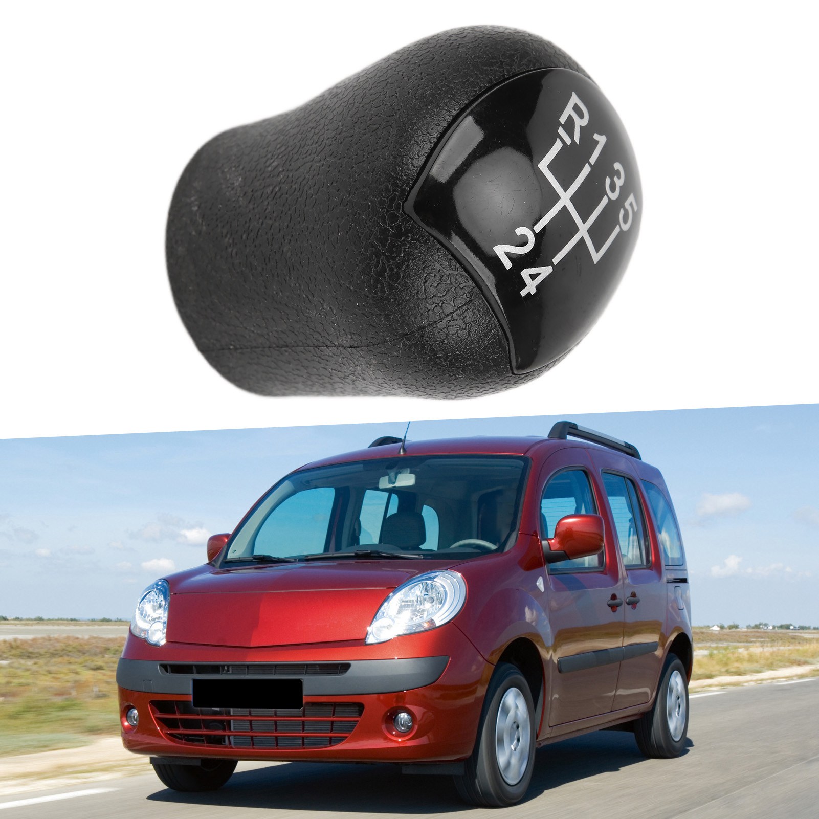 Robuster Abs-schalthebel Für Manuelle Gangwahl Für Renault Kangoo/clio (2006–2008), Schwarz