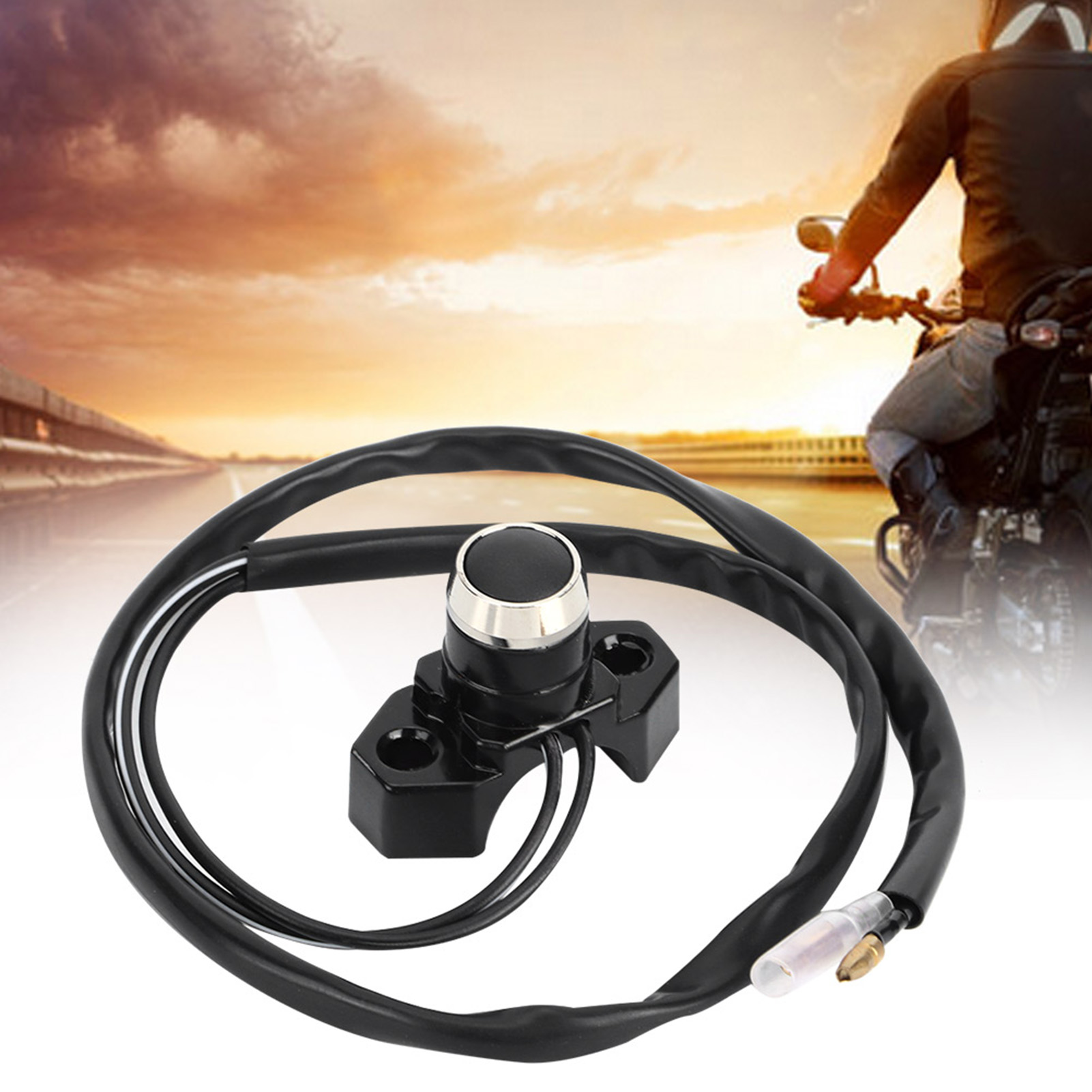 Motorstart-/stoppschalter Für Motorrad, Atv, Quad – Modell C Aus Aluminium