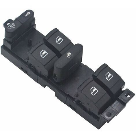 Elektrischer Fensterheberschalter Für Volkswagen Seat Golf, Jetta, Bora, Passat, Leon Und Toledo, Teilenummer 1j4959857d, 9-polig