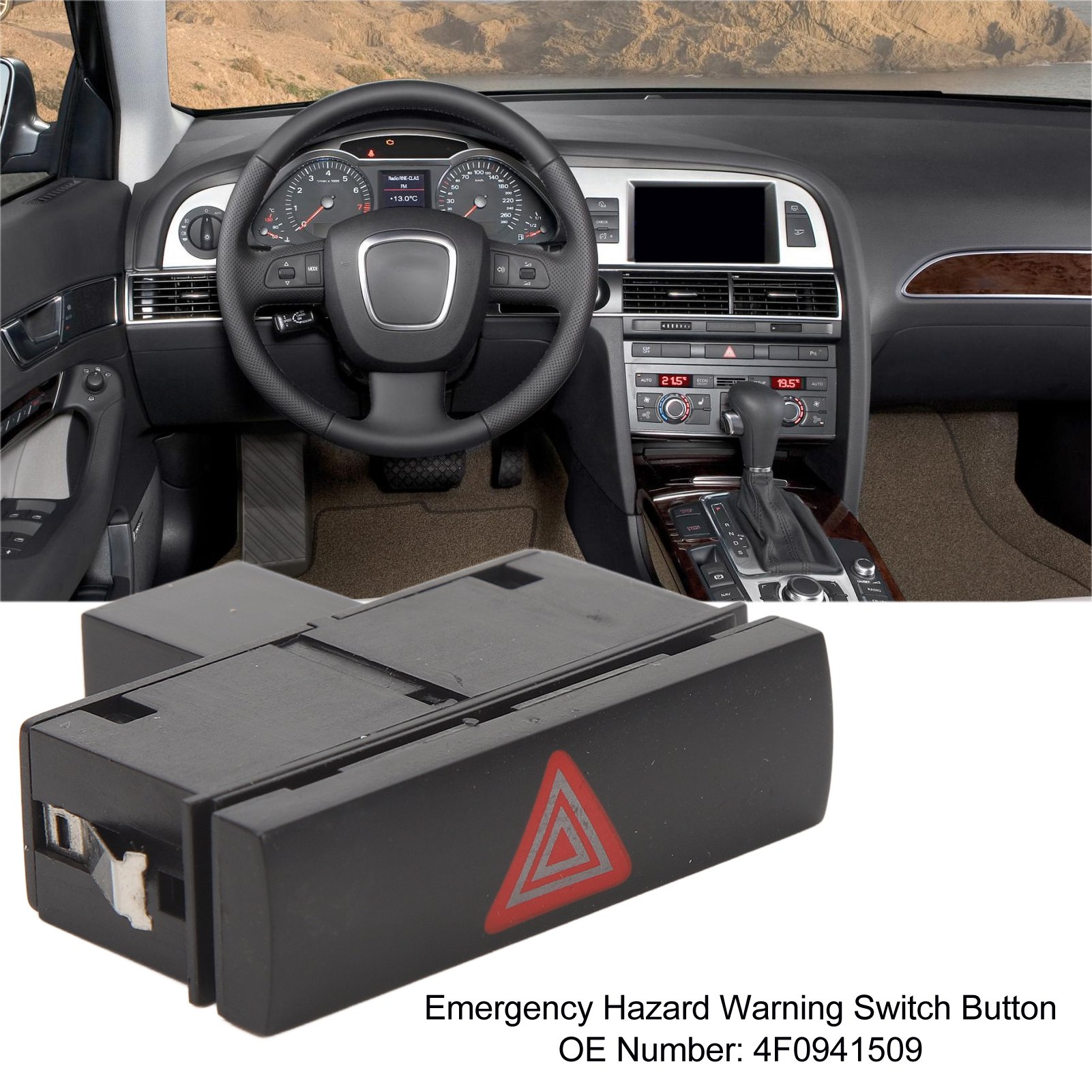 Notblinkerschalter 4f0941509 Mit Abs Für Audi A6/s6/c6/rs6 (2005-2011)