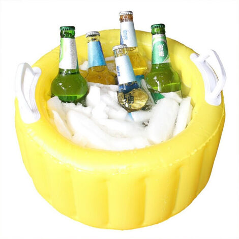 Aufblasbarer Eisbehälter, Pvc-bierkübel, Eisbar, Outdoor-eimer, Tragbarer Wassereimer, Kompatibel Mit Aufblasbaren Eiswürfeln, 45 X 45 Cm