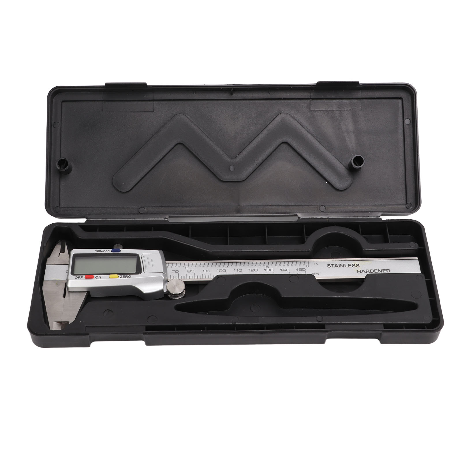 Digitaler Messschieber, Digitaler Nonius-messschieber, Messbereich 0–150 Mm, Genauigkeit ±0,02 Mm, Silberfarbener Edelstahl