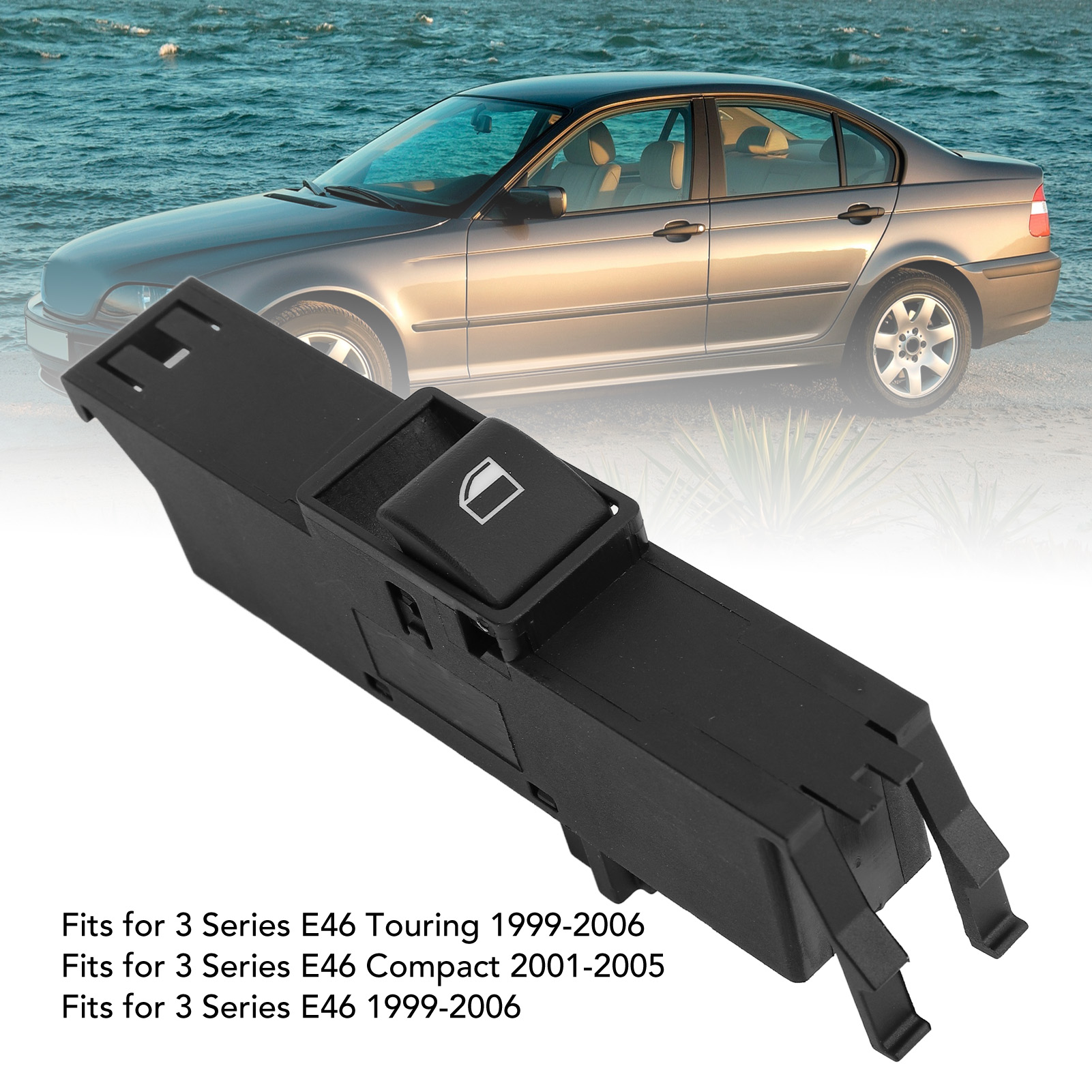 Elektrischer Fensterheberschalter – Elektrischer Fensterheberschalter Vorne Links Oe 6902177 Für Bmw 3er E46 Touring Compact