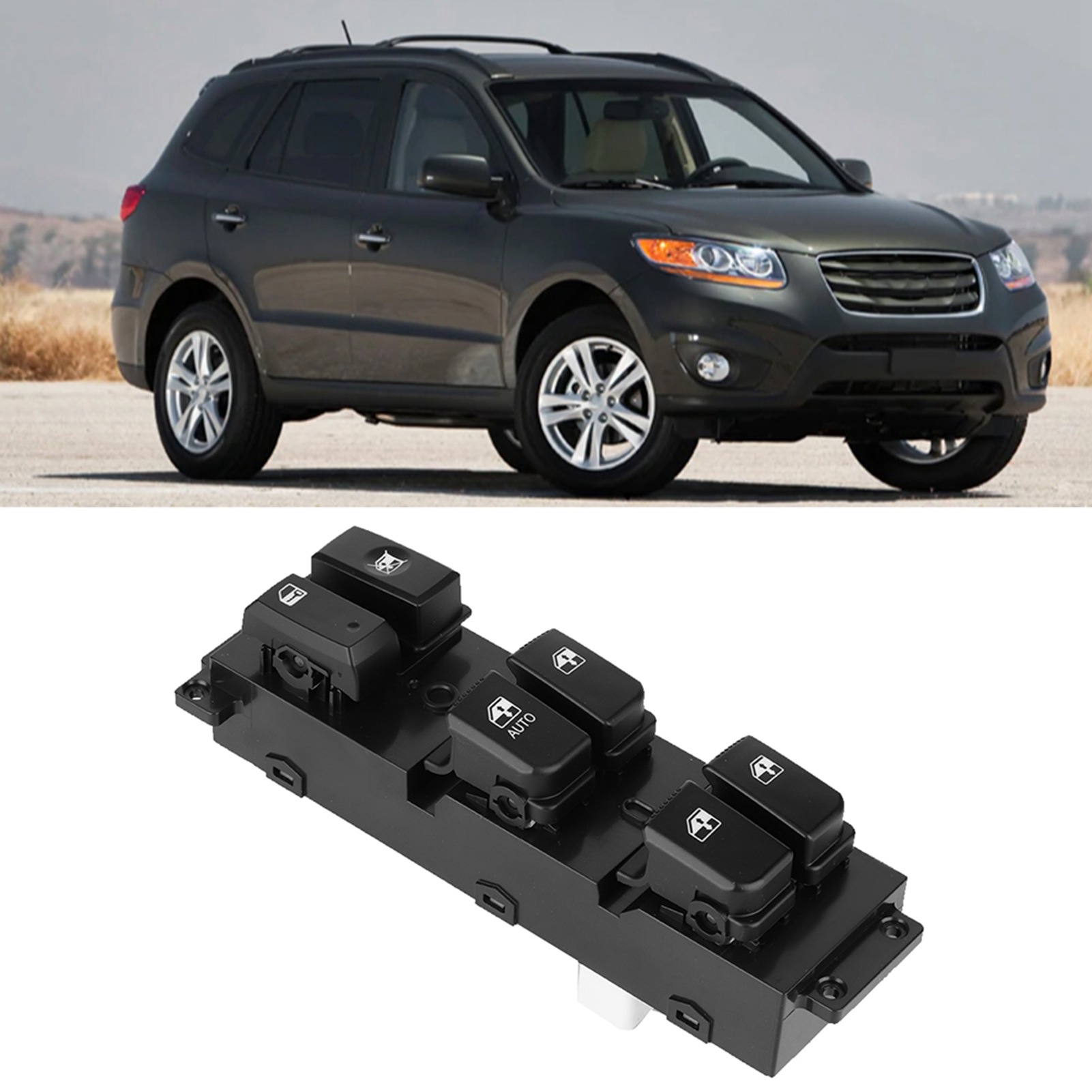 Linker Hauptfensterheberschalter Abs Oe 93570-2b100 Für Hyundai Santa Fe Cm 2007-2011