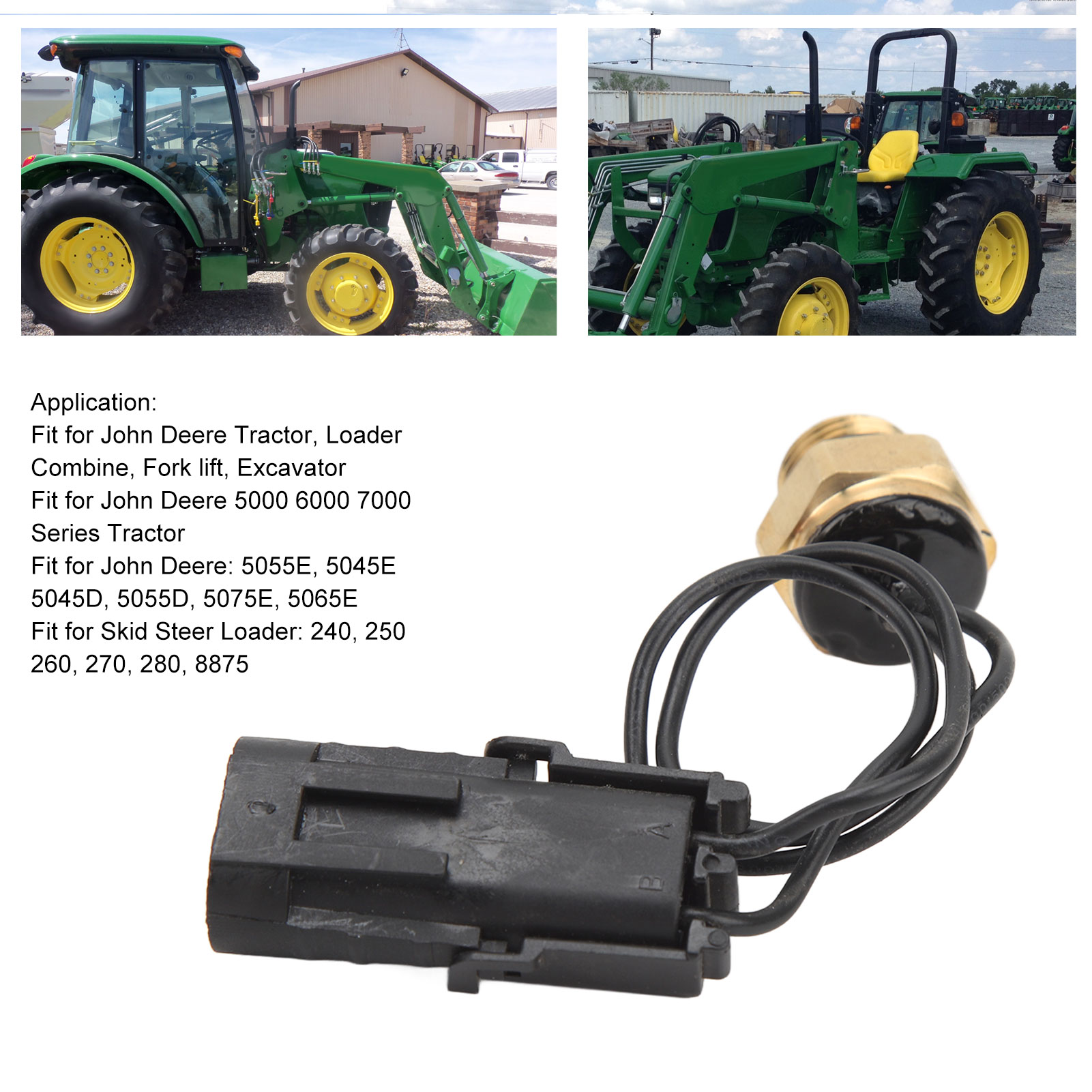 Re503242 Präzisions-temperatursensorschalter Für John Deere Traktoren Der Serien 5000, 6000 Und 7000