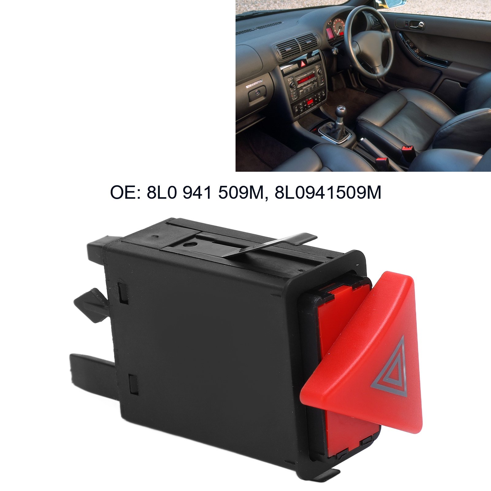 Notblinkerschalter 8l0 941 509m Für Audi A3 (1996-2001)
