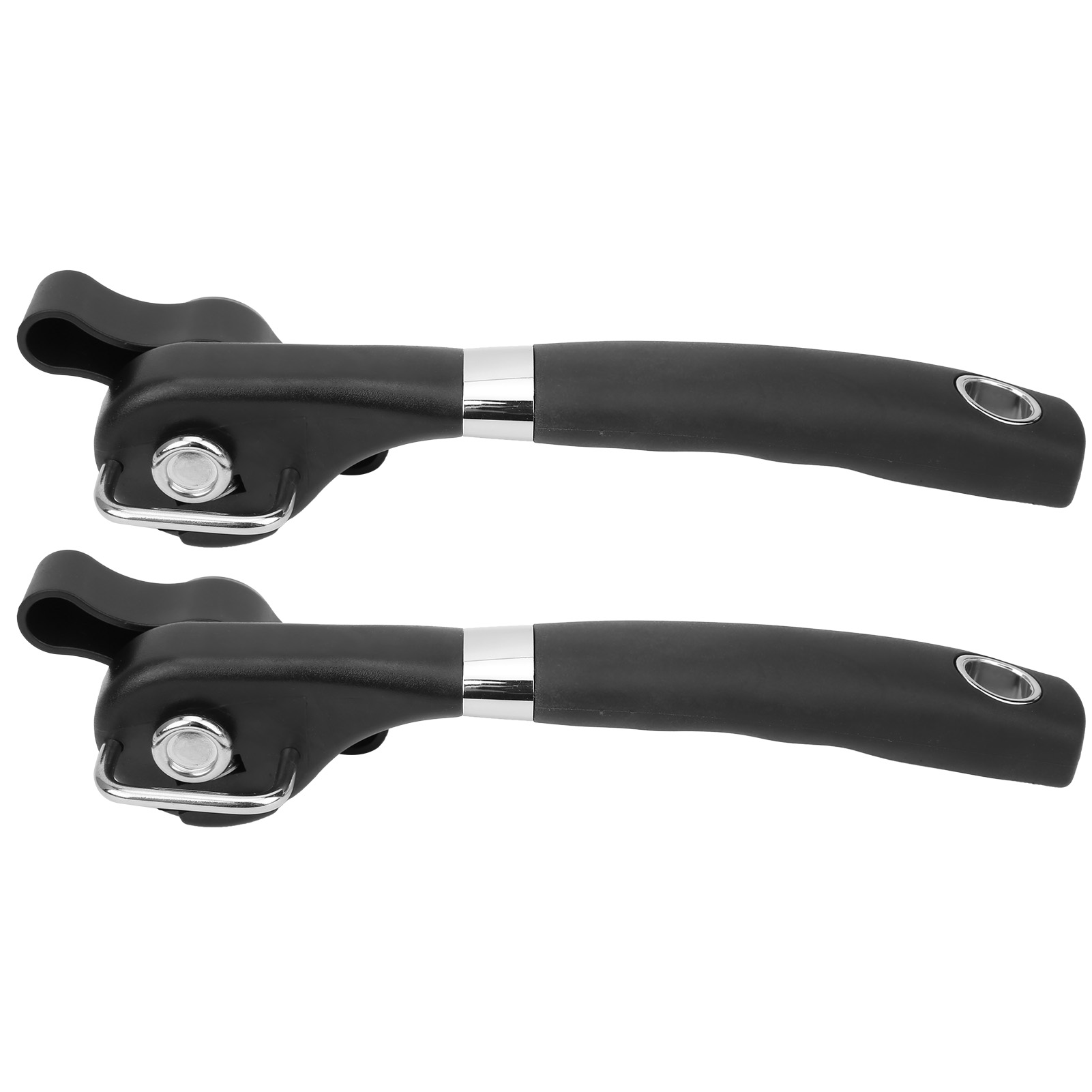 2-teiliger Dosenöffner Aus Edelstahl, Sicherer, Glatter Schnitt, Manuell Und Ergonomisch.