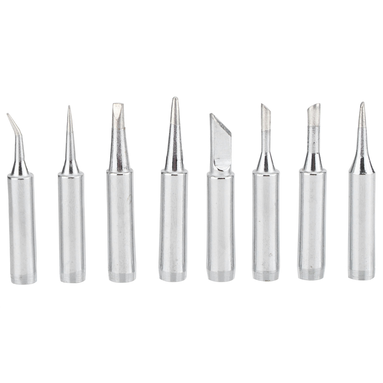 Lötspitzen, 8-teiliges Set, Versilberte Kupfer-ersatzspitzen Für Lötstation