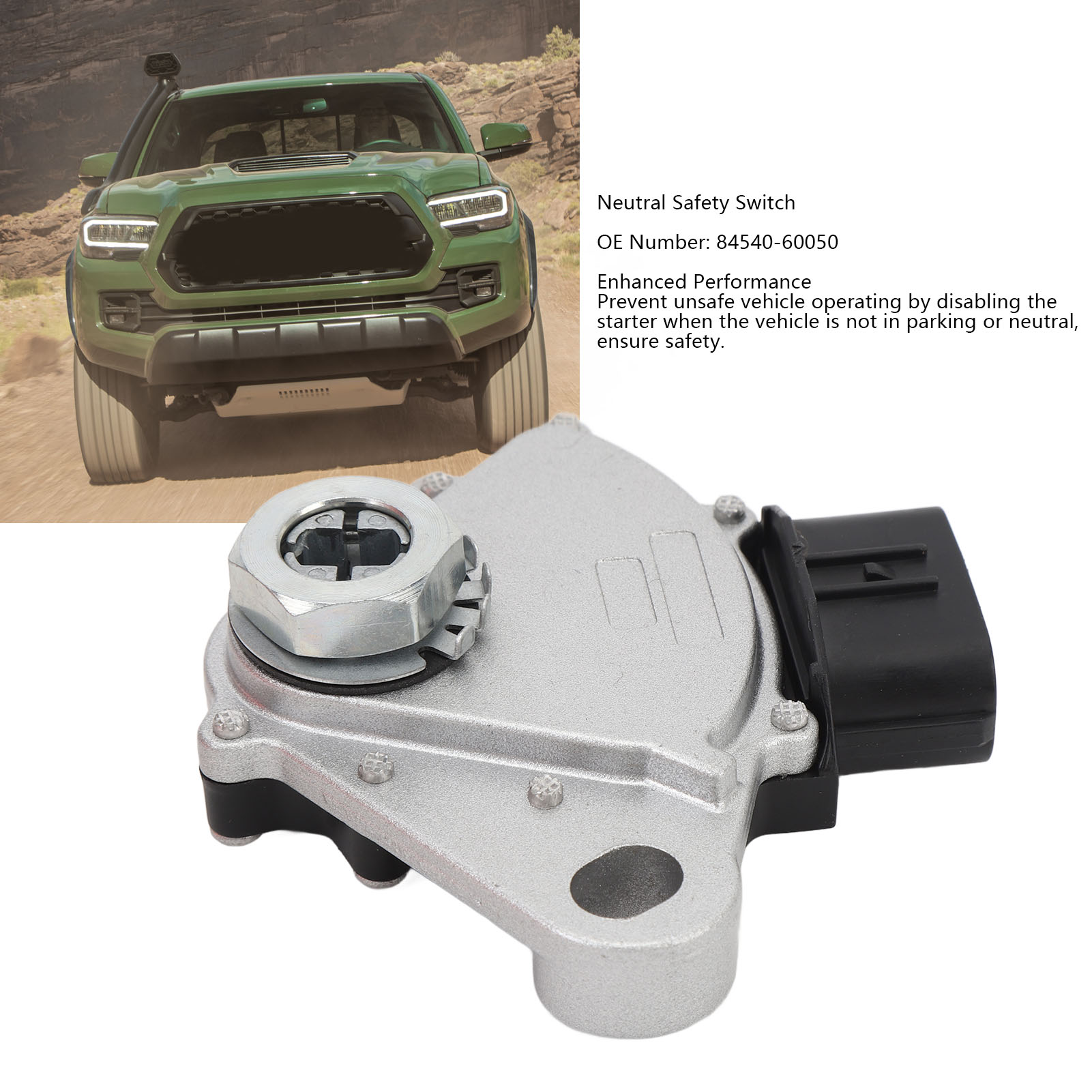 Neutral-sicherheitsschalter 84540-60050 – Verbesserte Leistung Für Toyota Tacoma 2016–2021