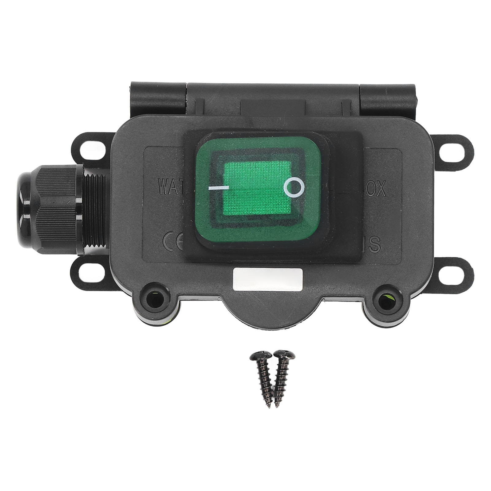 Marine-schalter Mit Ip68-anschlussdose – Wasserdichte Inline-box Für Stromkabel