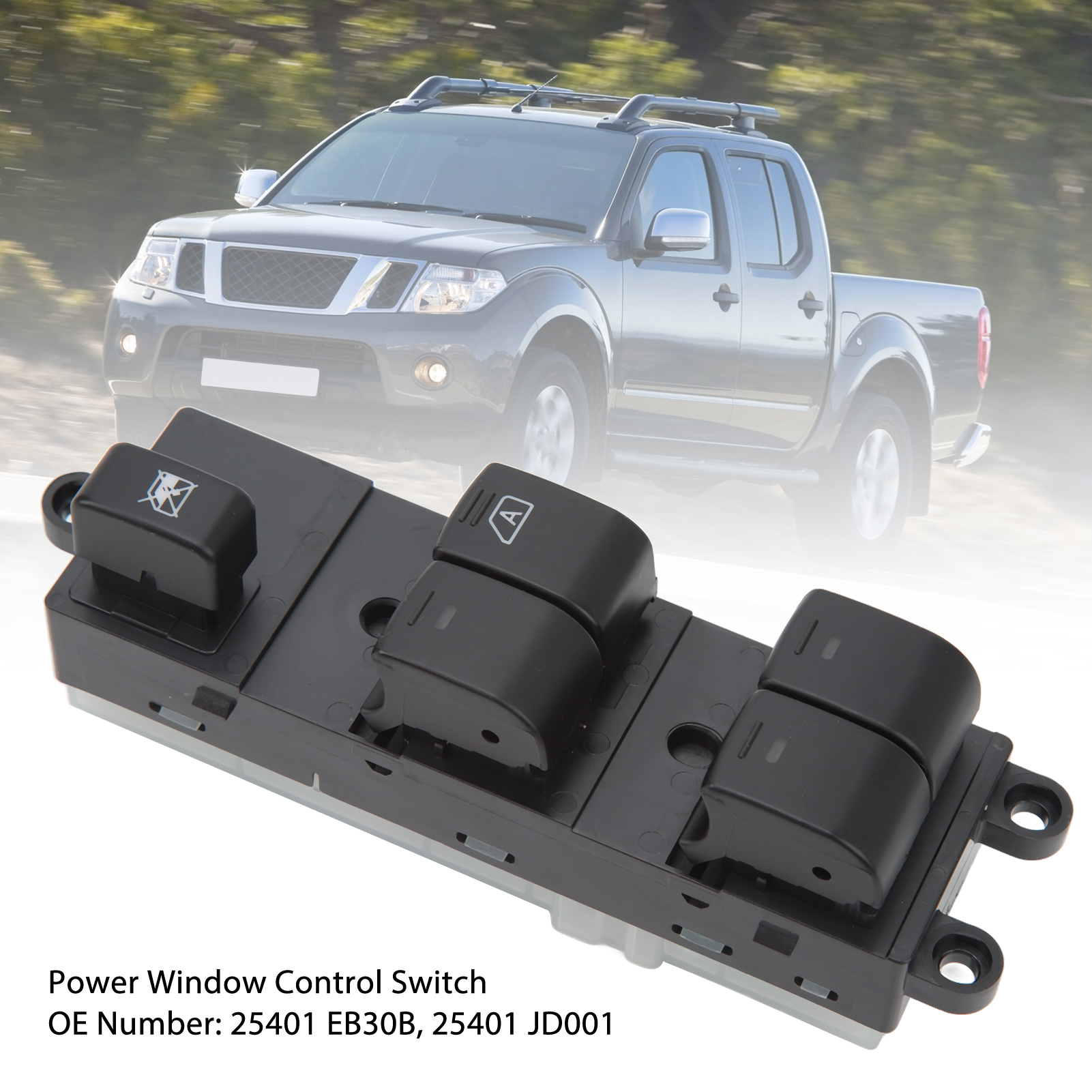 Elektrischer Fensterheberschalter Mit Bedienknöpfen Für Navara D40 2007-2015 Rhd – 25401 Eb30b/jd0011