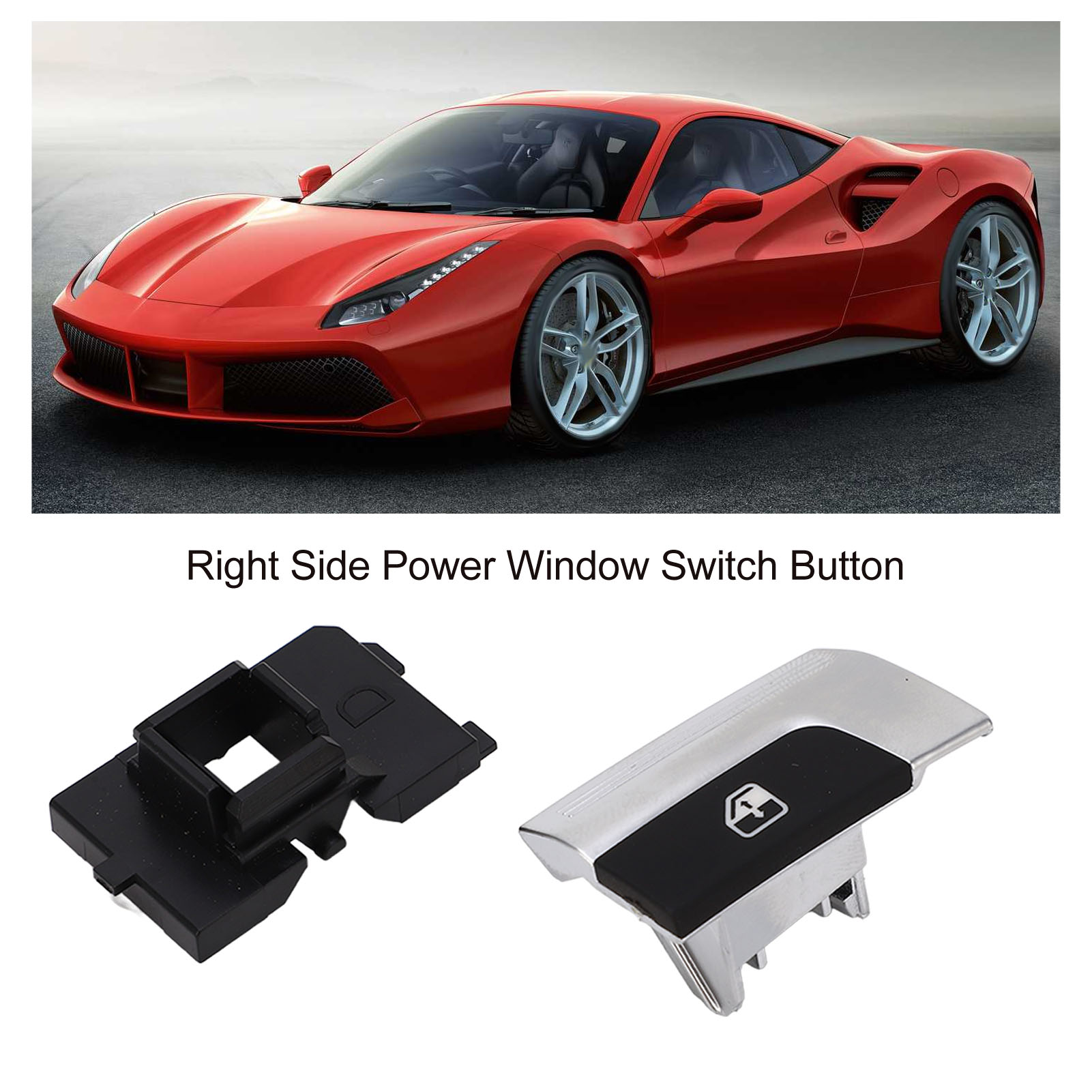 Fensterheberschalter Rechts Mit Halterung, Oem-ersatzteil 247883 Für Ferrari 488 Gtb 458 Italia Spider Ff, Komplettes Und Robustes Set
