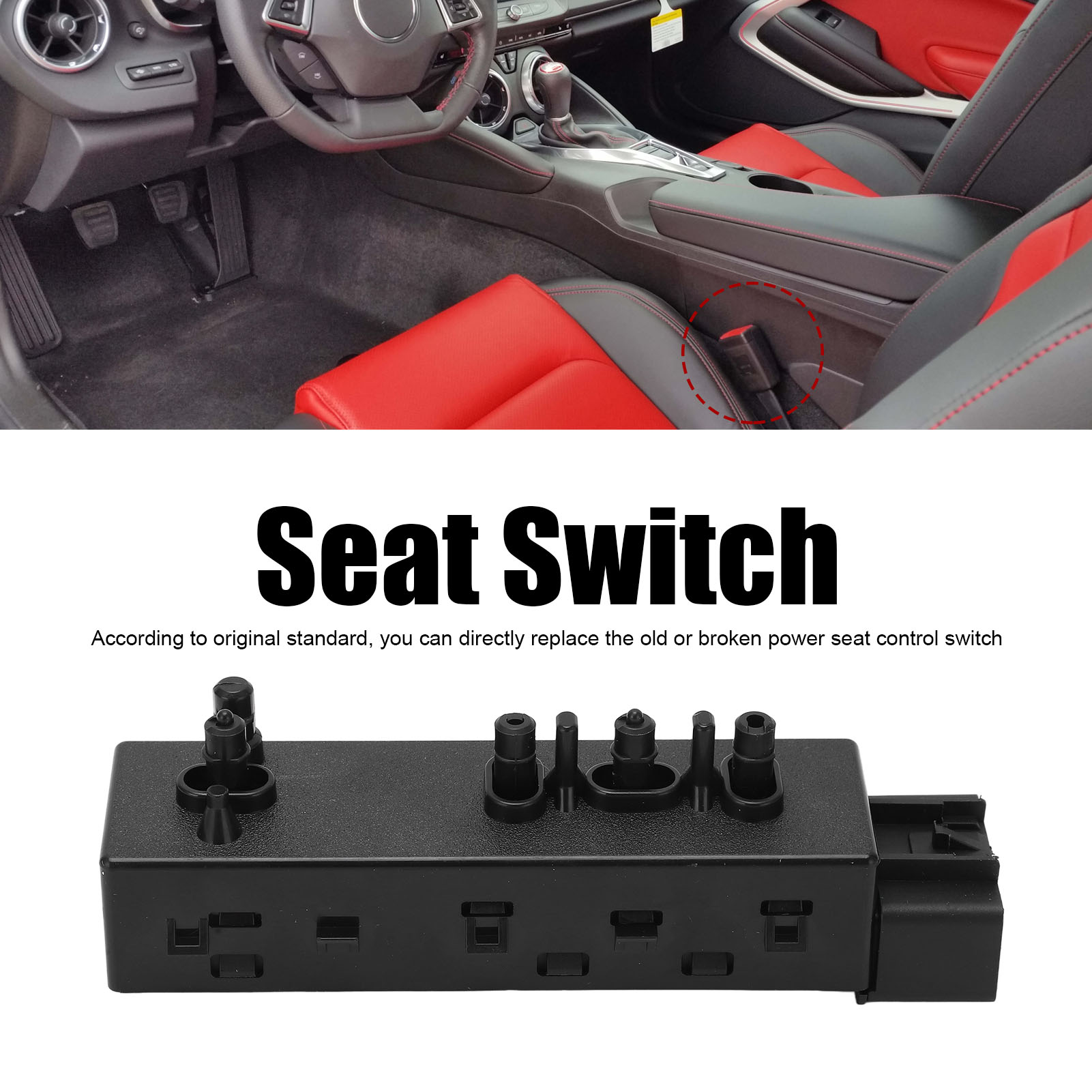 Fahrersitzschalter Links - Ersatzteilnummer 1s12380 Für Cadillac Srx 2010-2016